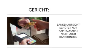 gericht bankenaufsicht schutzt nur kapitalmarkt nicht aber bankkunden titel