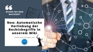 neu automatische verlinkung der rechtsbegriffe in unserem wiki titelbild