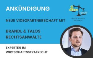 neue videopartnerschaft wirtschaftsstrafrecht brandl talos rechteasy titel 1